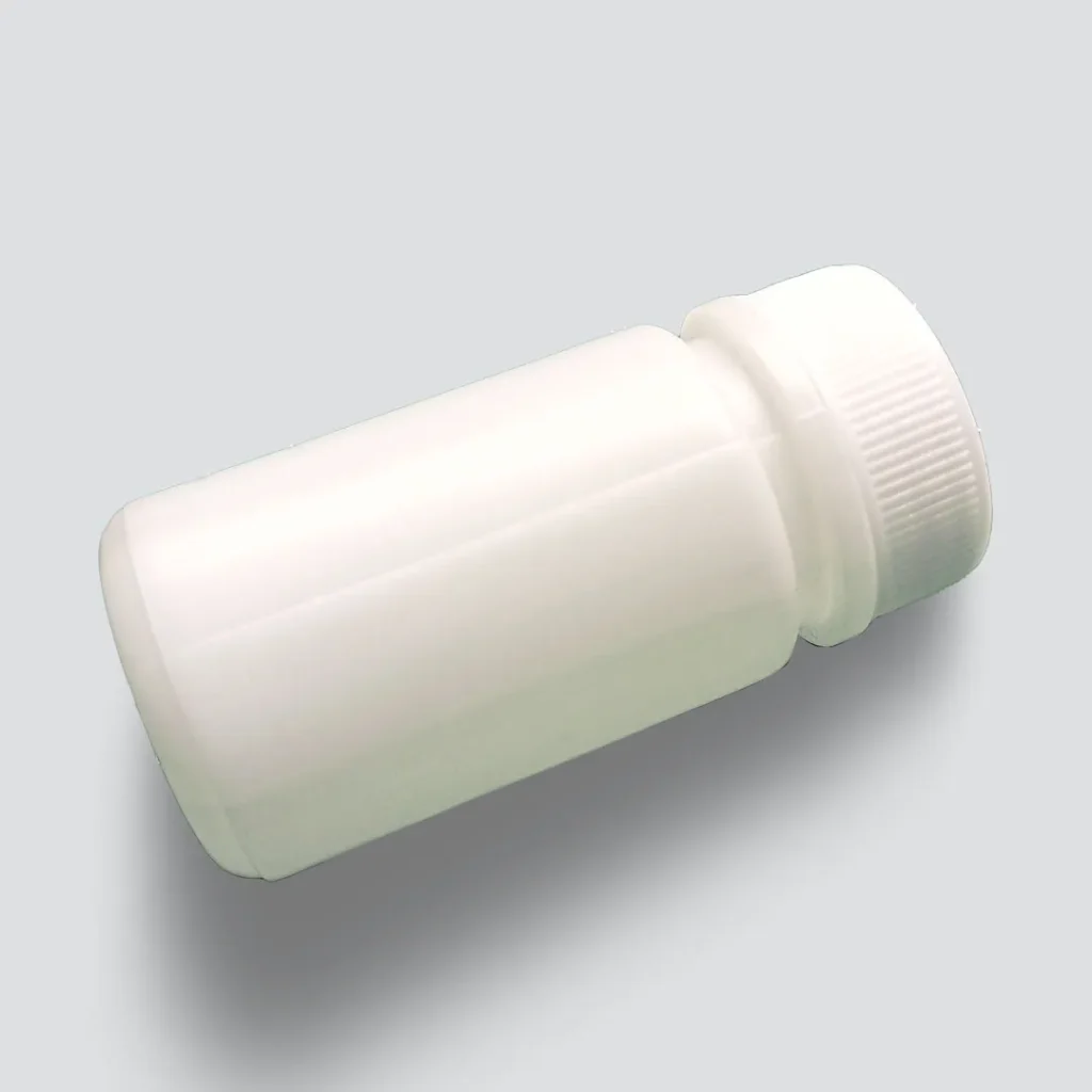 Plastic medicine bottle used for resistor dispenser and storage solution