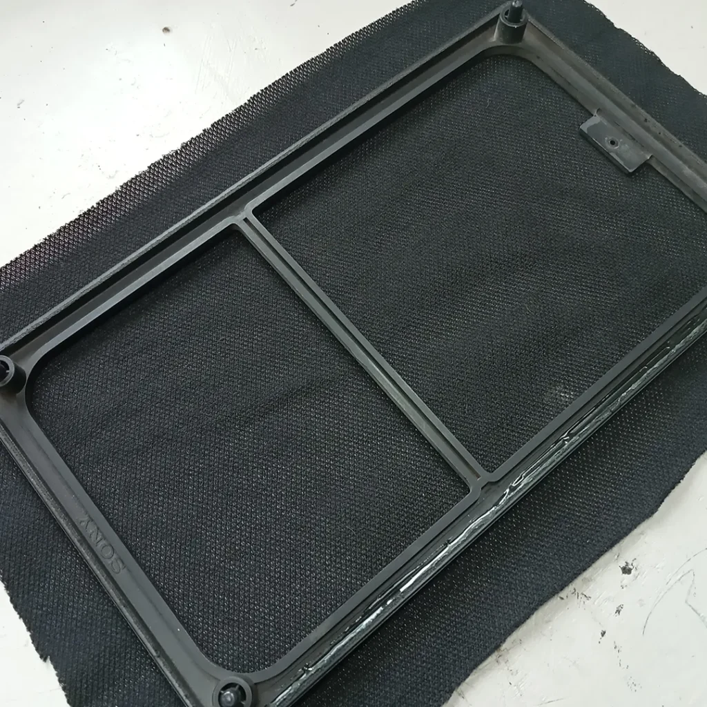 Sound box grill fabrication