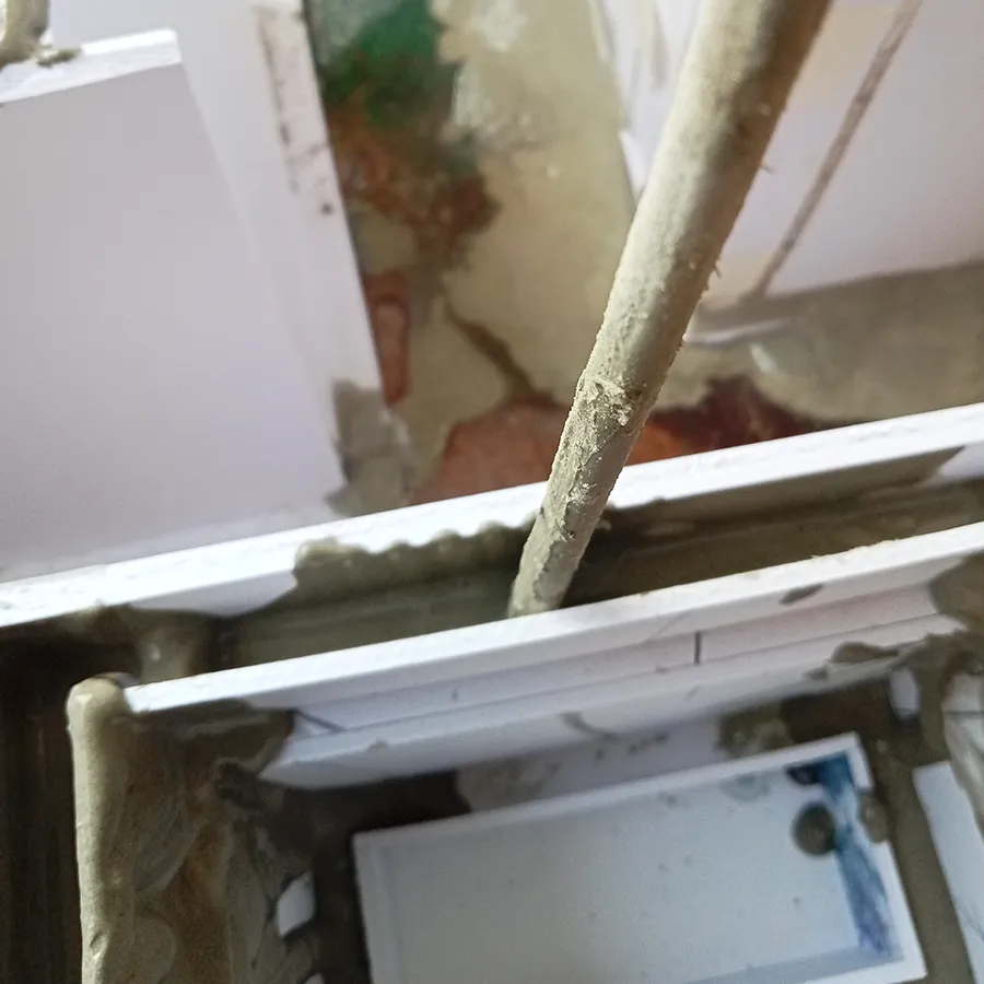 agitating the mixture