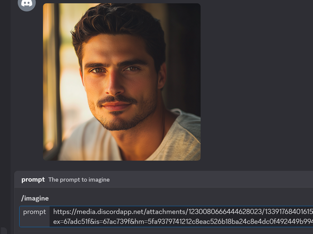 image link and prompt