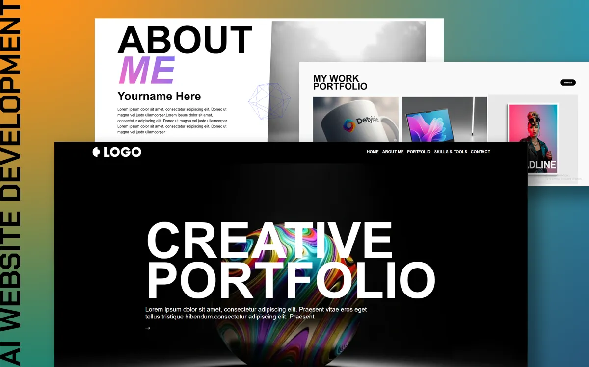 Build a website using AI